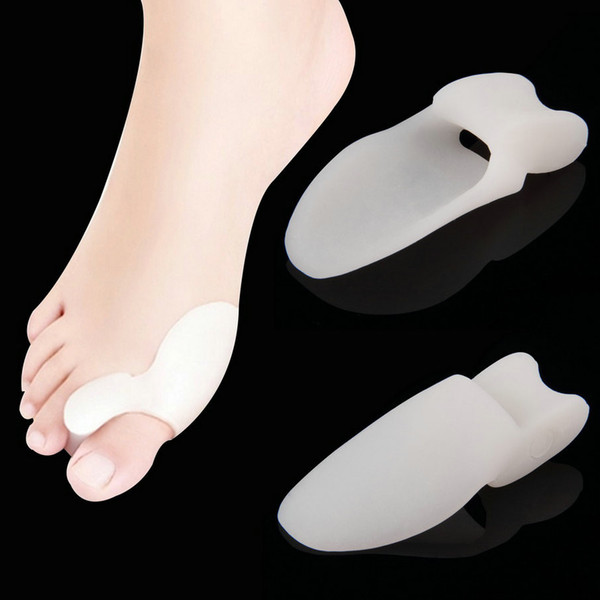 2 x Reusable Gel Toe Orthotics Separators Stretchers Bunion Pain Relief