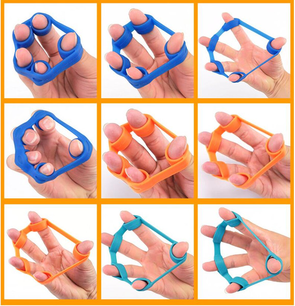 High quality Fitness Equipments yoga finger band Resistance Bands hand Stretcher Exerciser Grip Strength Wrist Exercise Finger Trainer