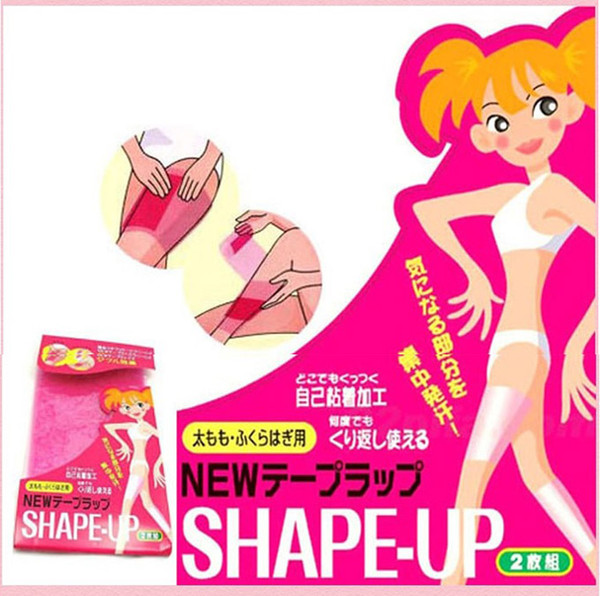 Sauna Slimming Leg Belt Wrap Thigh Calf Lose Leg Shaper Weight Body Shape Up Slim Belt 200pcs(100packs) LC625-1