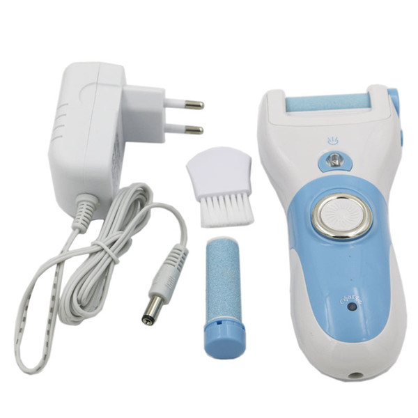 Electric Foot Callus Remover Feet Care Tool Dead Skin Exfoliating Removal Pedicure Kit + 3pcs Roller Grinding Head Replacement