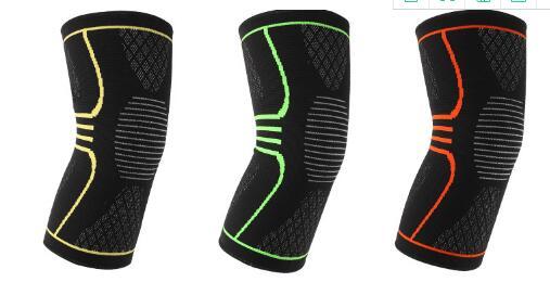 Knitting Sport Knee Fitness Running Riding Mounted Mounted Protective Gauges Elbow Stereo Knitting Knee Sets