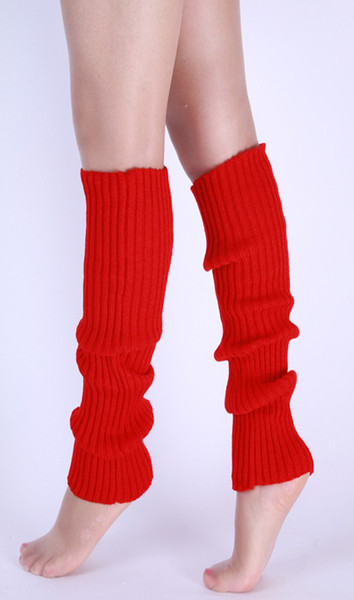 2018 Wholesale Stretch Fabric Women Warm Winter Leg Warmers Classic Plain Knitting Leg Warmers Socks Gift Clothes Legging Free Drop Shipping