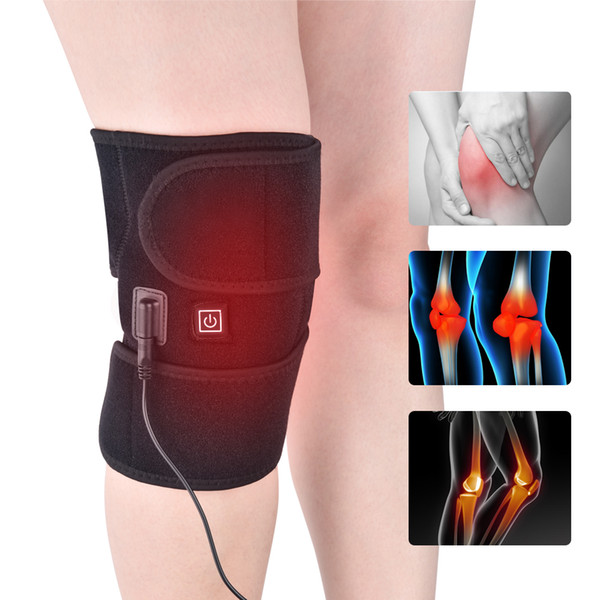 New 2019 Knee Massage Infrared Physiotherapy Therapy Heat Knee Support Brace Leg Arthritis Injury Pain Rheumatism Rehabilitation