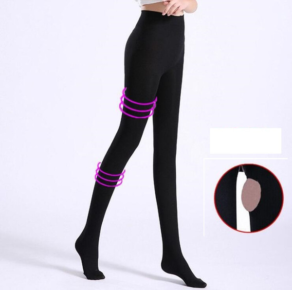 50Pcs Hot Sale Lets slim Women Compression Shaper stockings Knitted Slim Leggings Tights Super Elastic pantyhose Leg Shaper