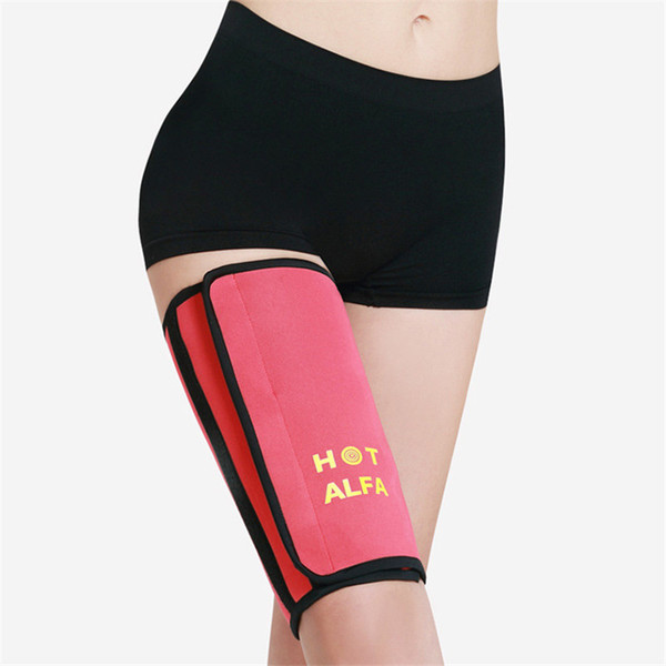 Legs slimming belt thigh neoprene sauna sweat lose weight women hot body shaper warm stretch support compression shapewear