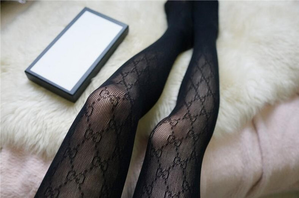 2018 new luxury leggings Hot Sale Sexy Women Lady Lace Through Leggings Pants Foot Black White Luxury Brand leg shaper