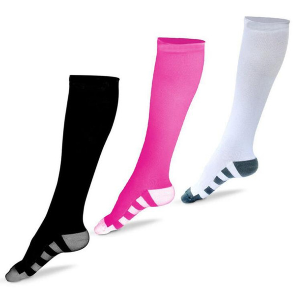 Summer Running compression Sock Leg Shaper Basketball Compression Sock with Three Colors long pattern Knitted Socks