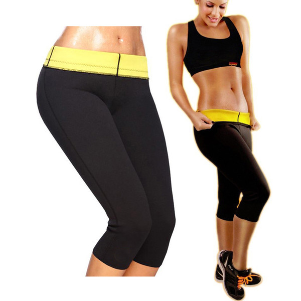 Women's pants new fitness pants weight loss shorts trousers outdoors control panties pant stretch neoprene slimming body shaper