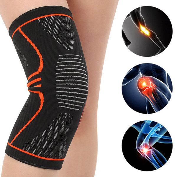 Fashion 1PC New Hot Unisex Universal Basketball Running Gym Sports Knee Compression Joint Pain Relief Sleeve Supports Braces