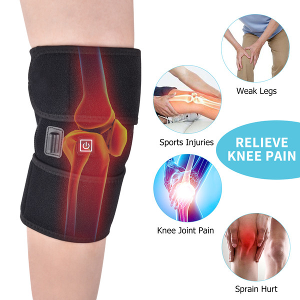 Knee Massage Infrared Physiotherapy Therapy Heat Knee Support Brace Leg Arthritis Injury Pain Rheumatism Rehabilitation