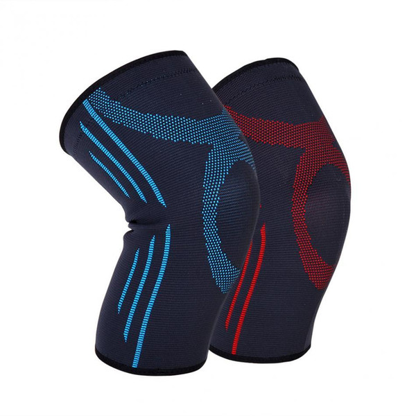 1PCs Sports Medical Knitted Patella Support Sleeve Volleyball Basketball Knee Protector Pad Elastic Leg Sleeve Bandage Wrap Belt