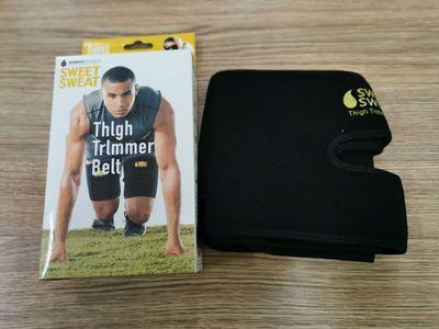 Sweet Sweat Women Men Adjustable Trimmer Belt Kneepad Muscle Protective Leggings Running Thigh Trimmer Belts Legwarmers Sports 1box =2pcs