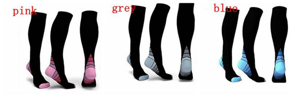 New Sports Compression Socks Suitable for Athletic Fit for Running Shin Splints Flight Travel Sports Knee High Compression Sock KKA2763