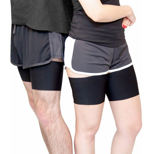 Women Silicone Leg Thigh Socks Anti Friction Slip Silicone Thigh Garters Leg Warmers Belts Weight Loss Legs Sweating Trainer Fitness RRA672