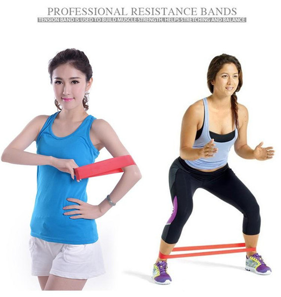 Quality Rubber resistance bands set Fitness workout elastic training band for Yoga Pilates band crossfit bodybuilding exercise 1PCS