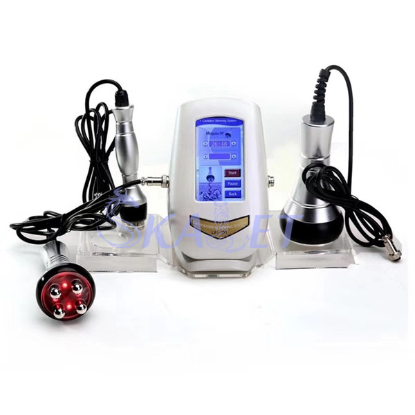 2019 40KHZ Cavitation Body And Face RF For Skin Tightening Weight Loss 3 in 1 Ultrasonic RF Cavitation Slimming Machine For Beauty Salon Use