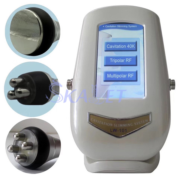 2019 New Version Product High Quality Hot Sale 3 IN 1 40K Ultrasonic Vacuum Cavitation Slimmng 5M RF Multipolar Beauty Machine