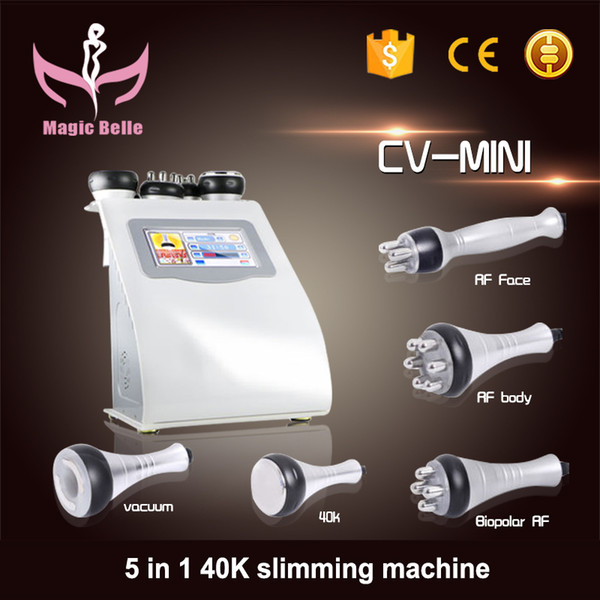 Hot sale body building and losing weight 40KHz Ultrasonic slimming cavitation rf machine Weight Loss Slimming Biopolar RF