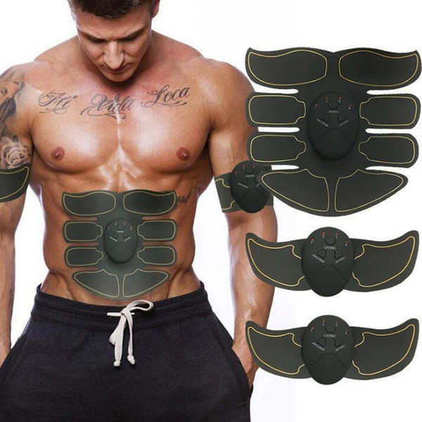 Electric EMS Muscle Stimulator abs Abdominal Muscle Toner Body Fitness Shaping Massage Patch Siliming Trainer Exerciser Unisex