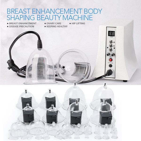 New Vacuum Massage Therapy Breast Enlargement Pump Lifting Breast Enhancer Massager Bust Cup Body Shaping Beauty Machine