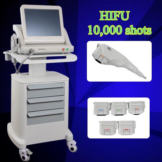 Factory price! hifu machine ultrasound body slimming machine face lift professional ultrasound machine spa salon furniture package