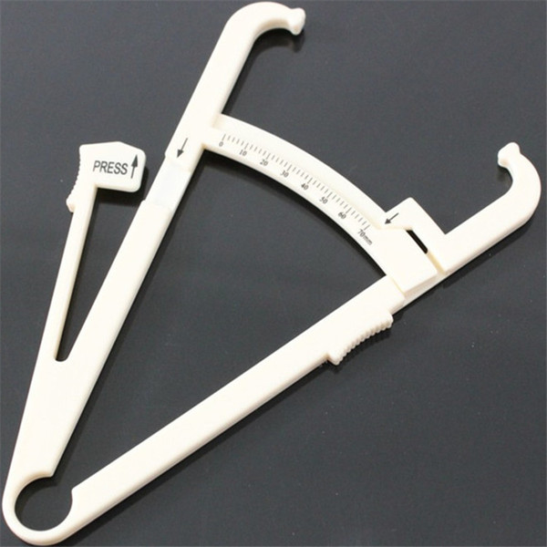 Personal Trainers Body Fat Measurement Charts Small And Convenient To Carry Personal Fitness Body Fat Caliper Tester 5pcs Lot