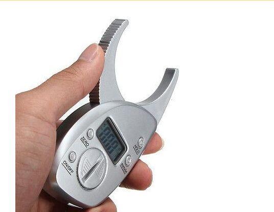 Digital LCD Body Fat Caliper Skin Fold Analyzer FAT Measurement Thickness Test Slimming Machine