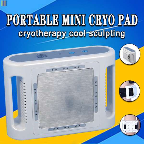 Factory Price !!! Mini Cryo Fat Freezing Machine LED Portable Lipo Slimming Machine For Home Use Belly Fat Removal Slimming Machine Pad