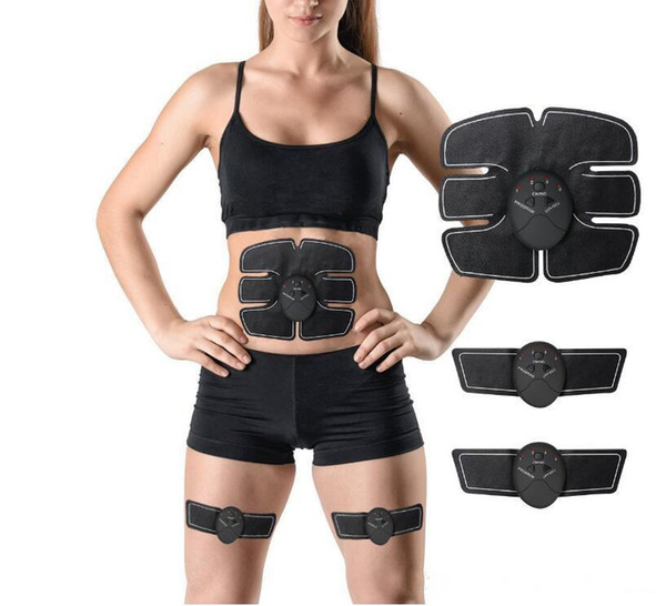 New Model Electric Muscle Stimulator Wireless Electronic Muscle Massager ABS Fit Stimulator Body Slimming Trainer Free Shipping