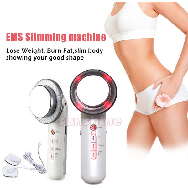 3 in 1 Ultrasonic Infrared Electric Body Slimming Massager Beauty Machine Microcurrent Slim Machine For Weight Loss Body Slimming