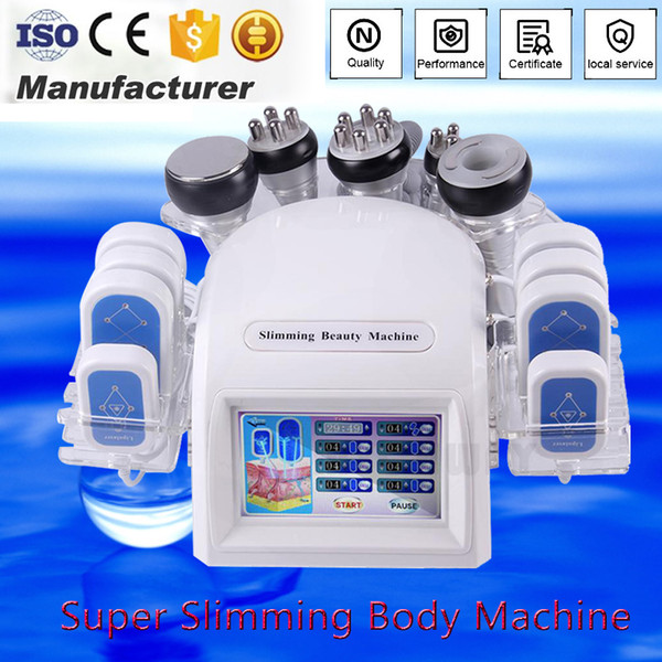 Super Slimming Body Shaping Cavitation Vacuum Bipolar Tripolar Multipolar RF Lipo Laser Slim fat loss Machine