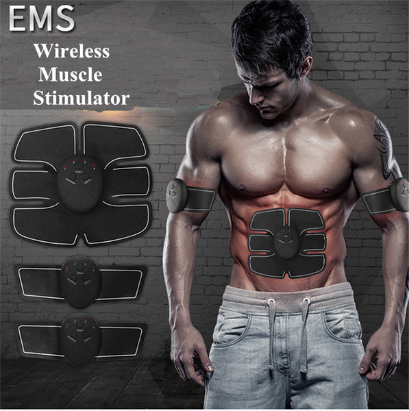 Tamax ES003/4 Abdominal Machine Electric Muscle Stimulator ABS EMS Trainer Fitness Weight Loss Body Slimming Massage with Gift