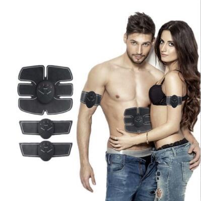 Wireless Muscle Stimulator EMS Stimulation Body Slimming Beauty Machine Abdominal Muscle Exerciser Training Tool Body Massager CCA7064 10pcs