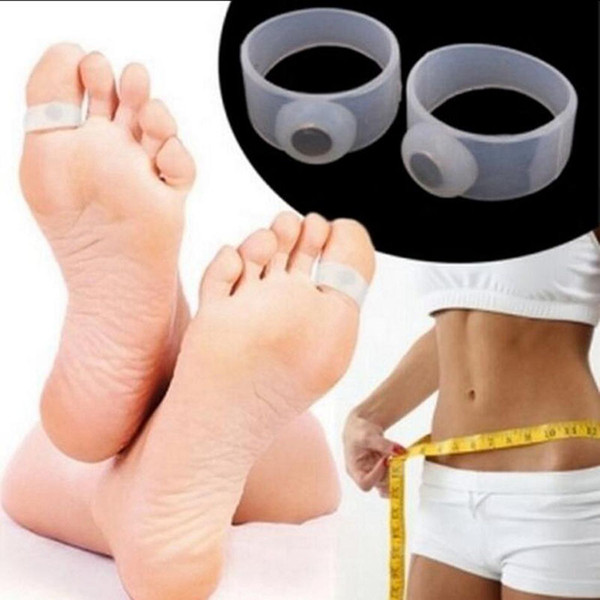 Slimming Tools Silicone Foot Massage Toe Ring Fat Burning For Weight Loss Health Care Easy Portable Body Weight Loss Lose Weight