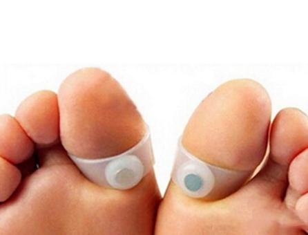 Health Care Feet Care Easy Massage Slimming Silicone Foot Massage Magnetic Toe Ring Fat Burning For Weight Loss 800pcs