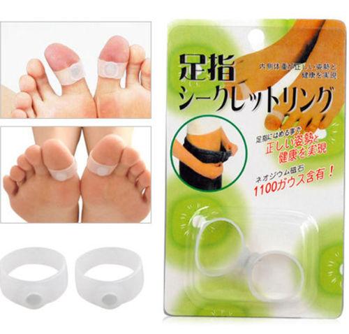 Magnetic Silicon Foot Massage Toe Ring Weight Loss Slimming Easy Healthy magic slimming toe ring Fed free