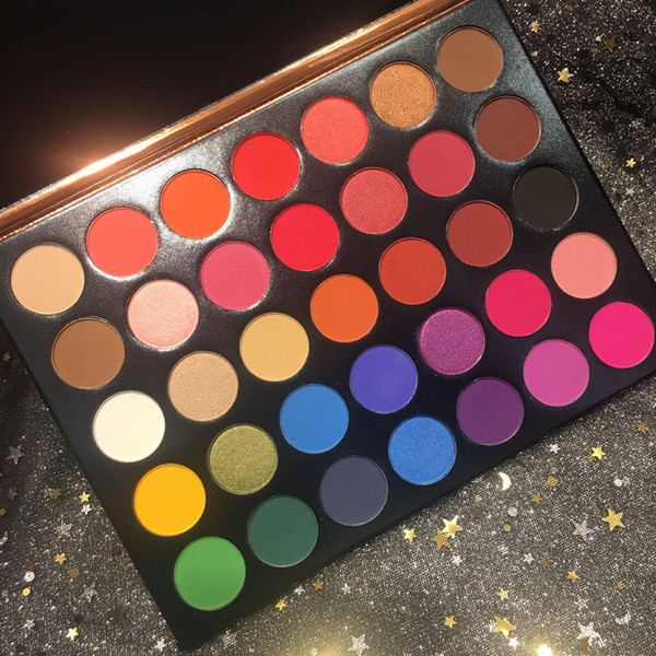 New Hot Makeup Beauty Glazed Color Studio 35colors Eyeshadow palette Pressed Powder Eyeshadow DHL shipping