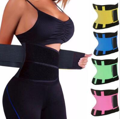 Women's Fitness Waist Cincher Waist Trimmer Corset Ventilate Adjustable Tummy Trimmer Trainer Belt Weight Loss Slimming Belt CCA7222 20pcs