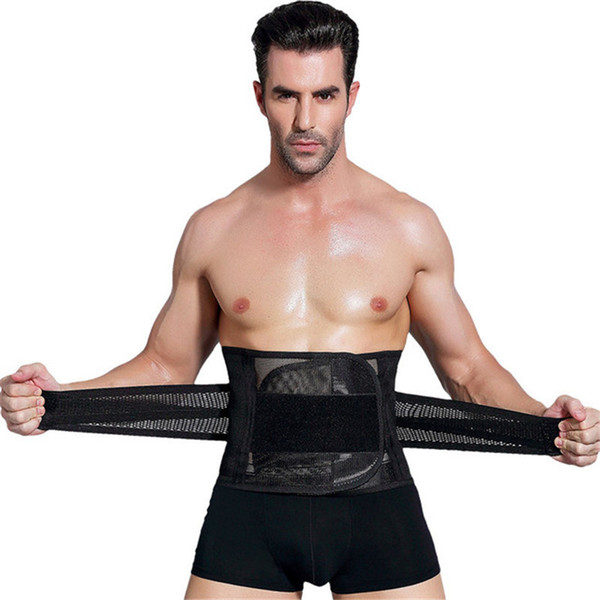 Hot Shaper Male Waist Trainer Cincher Corset Men Body Modeling Belt Tummy Slimming Strap Fitness Sweat Shapewear