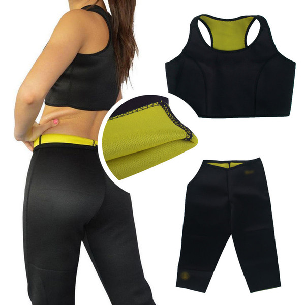 Pants+vest bra HOT Shaper Sets Body slimming Fitness Body Shaper Top Bra Shaping Panties Reducing Lose Hot Shapers Pants Bra