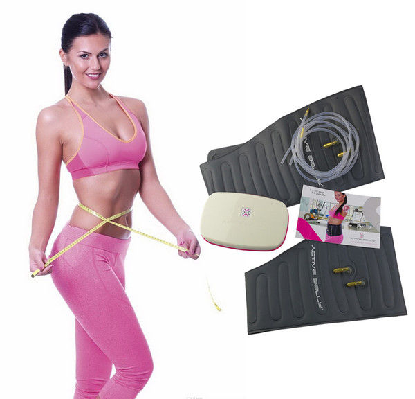 Active belly fashion professional Fat Burning System Set fast weight loss beltby airpressure bodyforming for unisex gray