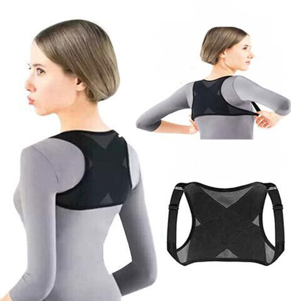 Adjustable Posture Corrector Brace Net Breathable Back Spine Support Belt Humpback Shoulder Women Posture Correction Belt