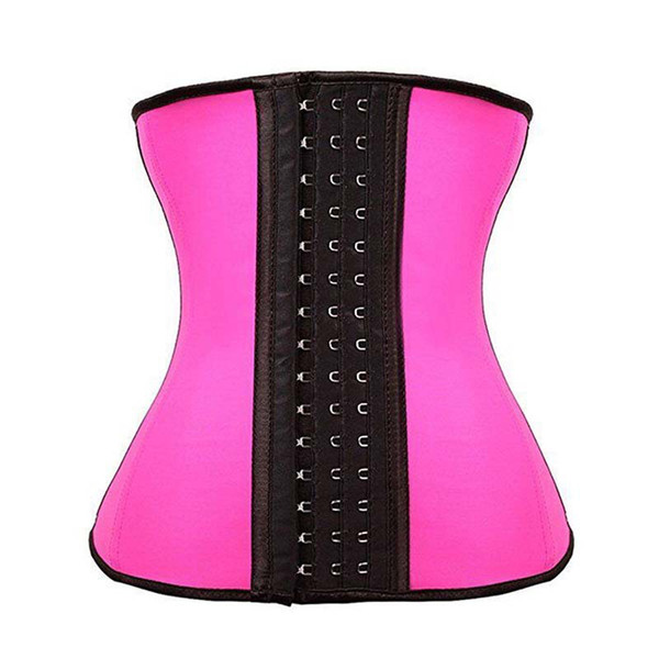 Latex Waist Trainer Corset Plus Size Steel Bone Workout Waist Women Slim Body Shaper Girdles Corsets XS-6XLno009