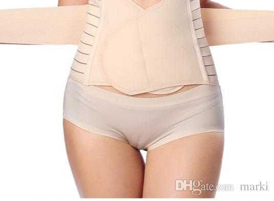 L-3XL Black Beige body shaper Recovery Belly Waist Tummy Belt Shaper Slimming Body Support Band Slimming Waist Belt H195