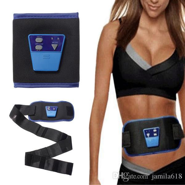 Ab Gymnic Massage Belt Electronic Electric vibrating slimming massage belt body Muscle Exercise Arm leg Waist Massager Belt fitness device