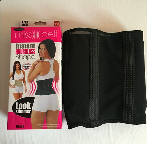 2018 Miss Belt Adjustable Waist Trimmer Slimming Shaper Miss Waist Trainer Belt - Body Shaper Belt For An Hourglass Shape free shipping DHL