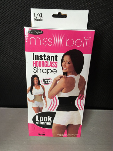 Hot supply Miss Belt Adjustable Waist Trimmer Slimming Shaper Miss Waist Trainer Belt - Body Shaper Belt 2 colors.