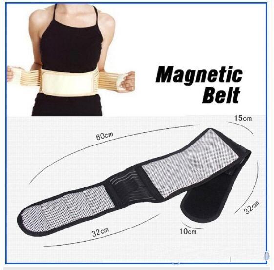 Hot Magnetic Slimming Massager Belt Lower Back Support Waist Lumbar Brace Belt Strap Backache Pain Relief Health Care Free Shipping