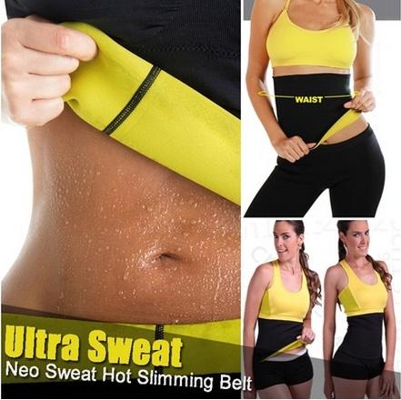 Wholesale 5 pieces Thermal Slimming Waist Belt Shaper Sauna Fitness Women Body Shaper Sports Vest S-XXXL with Retail Boxes