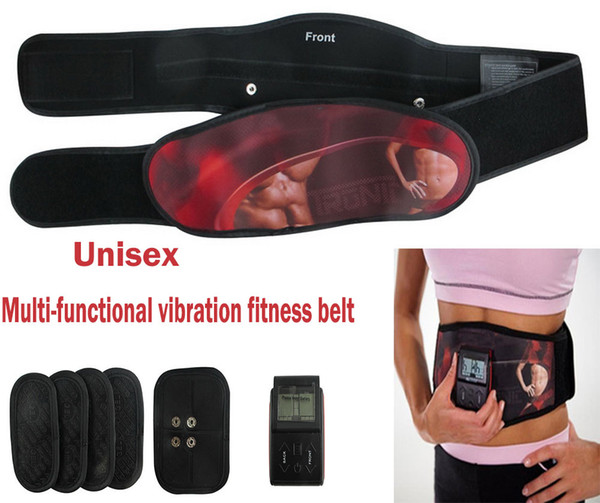 Multifunctional low frequency pulse waist slimming equipment vibration massage AB abdominal fat loss fitness belt